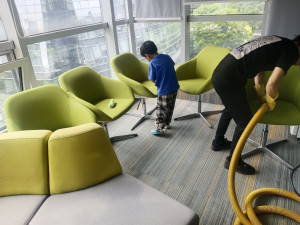 南京伊洁特斯环境科技有限公司完成横琴人寿地毯清洗 沙发清洗 地面清洗专精服务