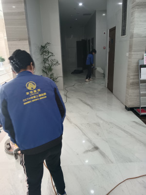 南京银城物业管理大厅大理石抛光 大理石清洁 病变处理项目由南京伊洁特斯环境科技有限公司完成