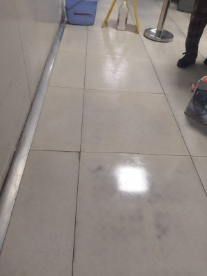 南京伊洁特斯环境科技有限公司施工喜之郎工厂瓷砖深层清洁及防护样板项目